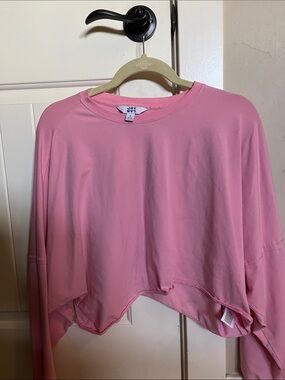 JoyLab Light Pink Crewneck Sweatshirt